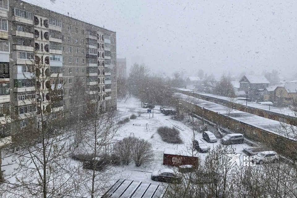 Утром в Нижний Тагил вернулась зима Фото: читатель «КП»