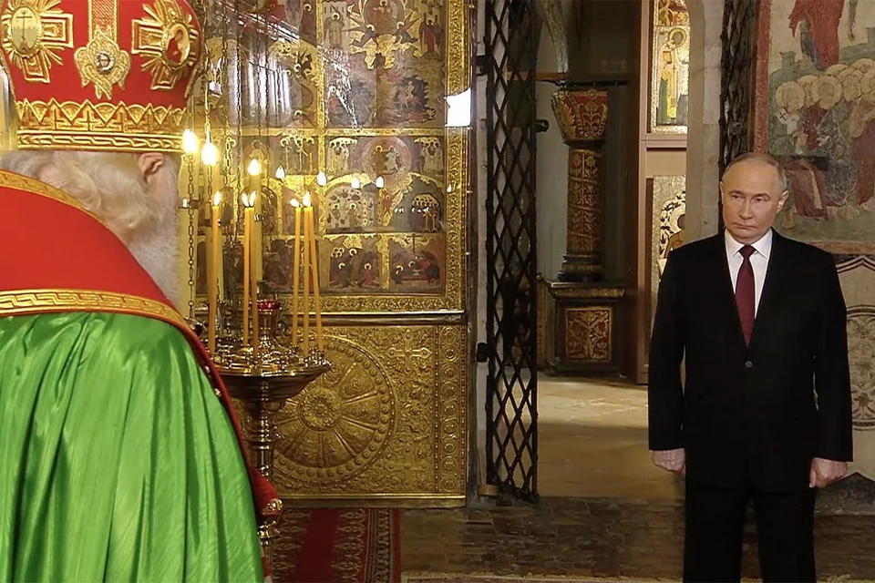 Патриарх Кирилл пожелал президенту Путину долгих лет службы