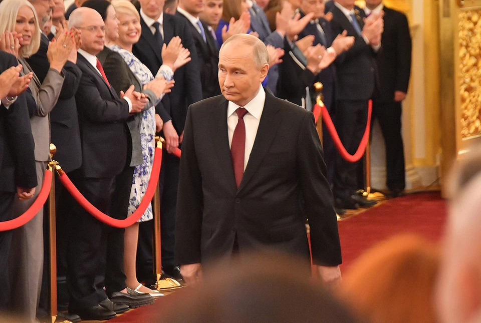 В Кремле прошла церемония инаугурации президента Путина.