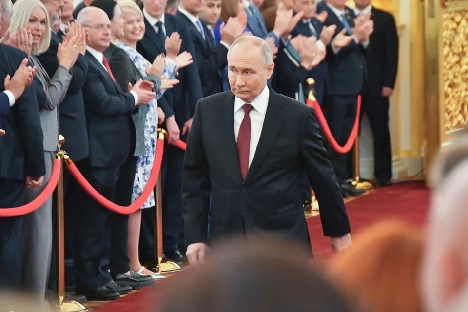 Владимир Путин перед инаугурацией.