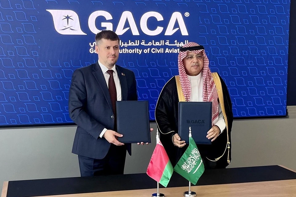 Беларусь и Саудовская Аравия подписали проект соглашения о воздушном сообщении. Фото: Минтранс.