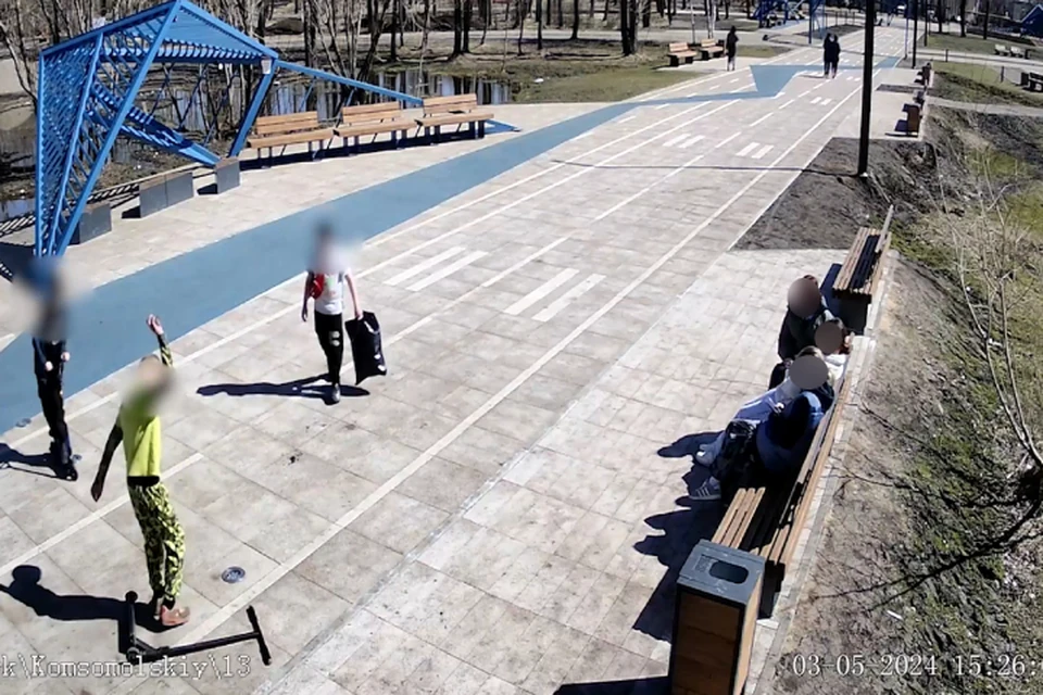 Вандалы из парка «Комсомольский» в Иркутске попали на камеры видеонаблюдения