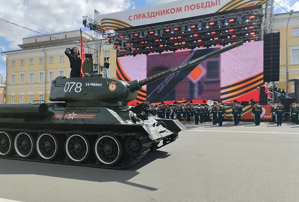 Парад Победы пройдет в Нижнем Новгороде 9 мая 2024.