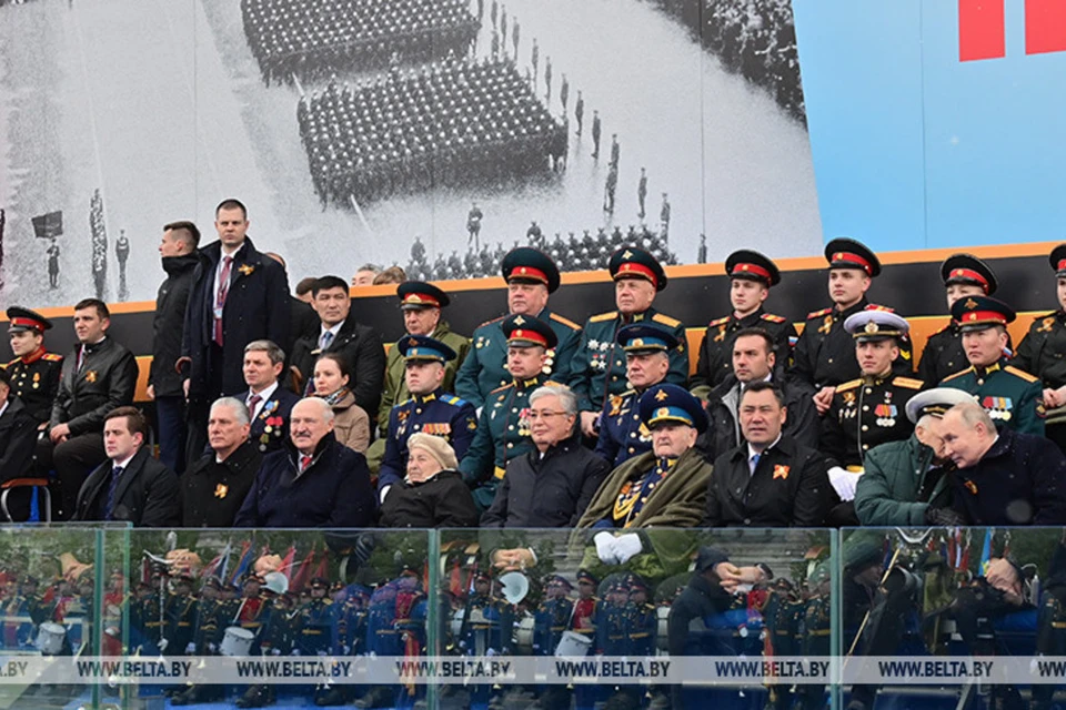 Лукашенко присутствовал на параде Победы в Москве 9 Мая. Фото: БелТА