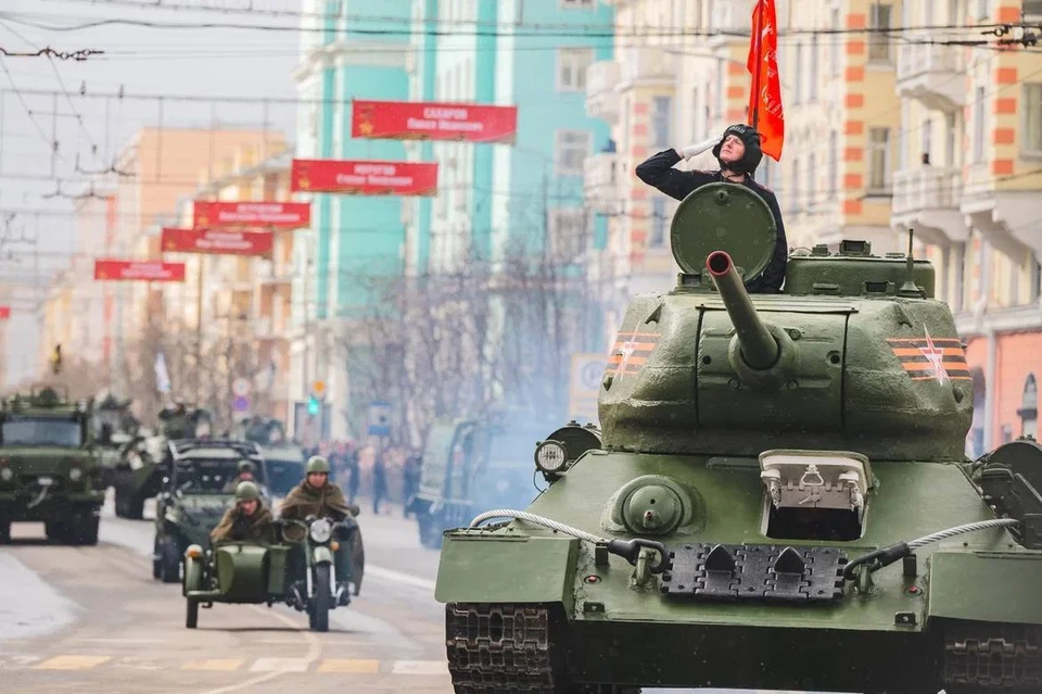 9 Мая в Мурманске состоялся Парад Победы. Фото: правительство Мурманской области