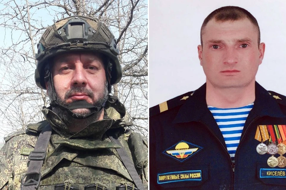 Рядовой Тимур Ахмадов и гвардии старший сержант Алексей Киселёв