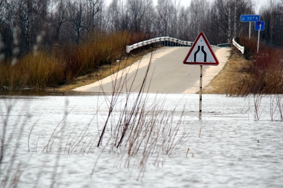Нижегородцы застряли на дачах в Борском районе из-за затопленного моста.