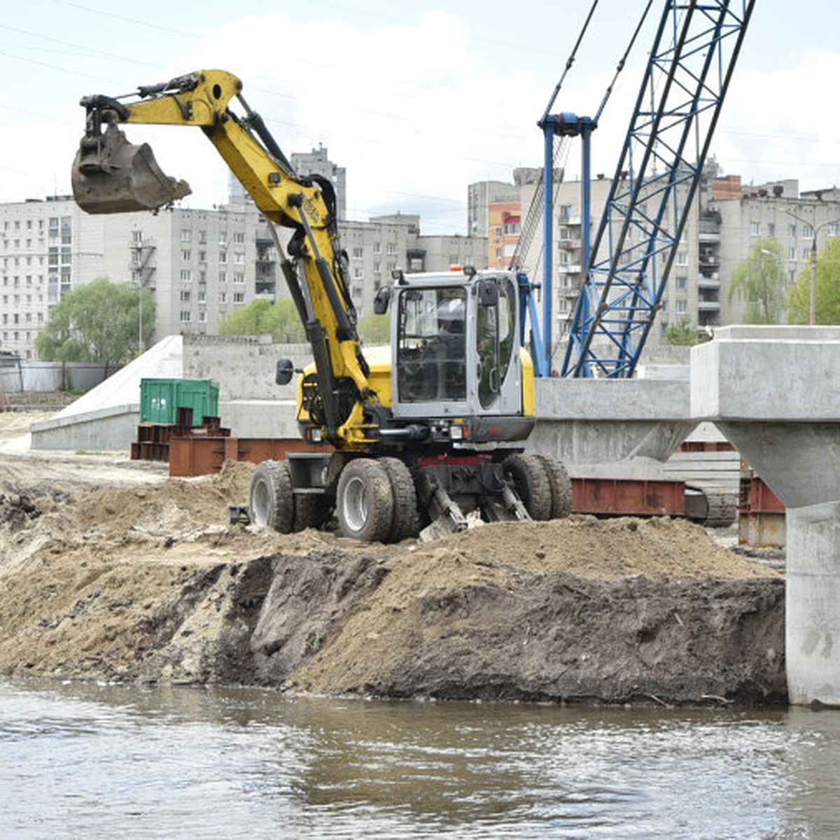 Пролеты нового моста через Свияу в Ульяновске начнут собирать с конца мая -  KP.RU