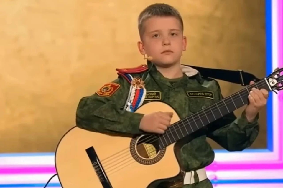 Певец SHAMAN предложил Егору записать песню в дуэте. Скриншот видео «Россия 1»