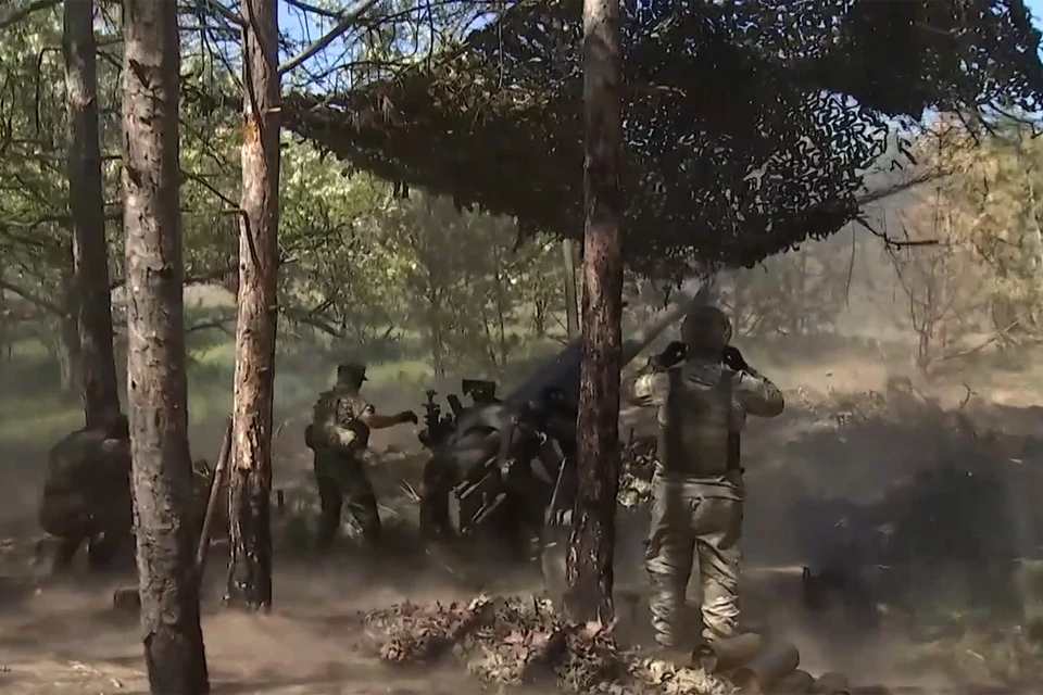 Боевая работа расчета Д-30