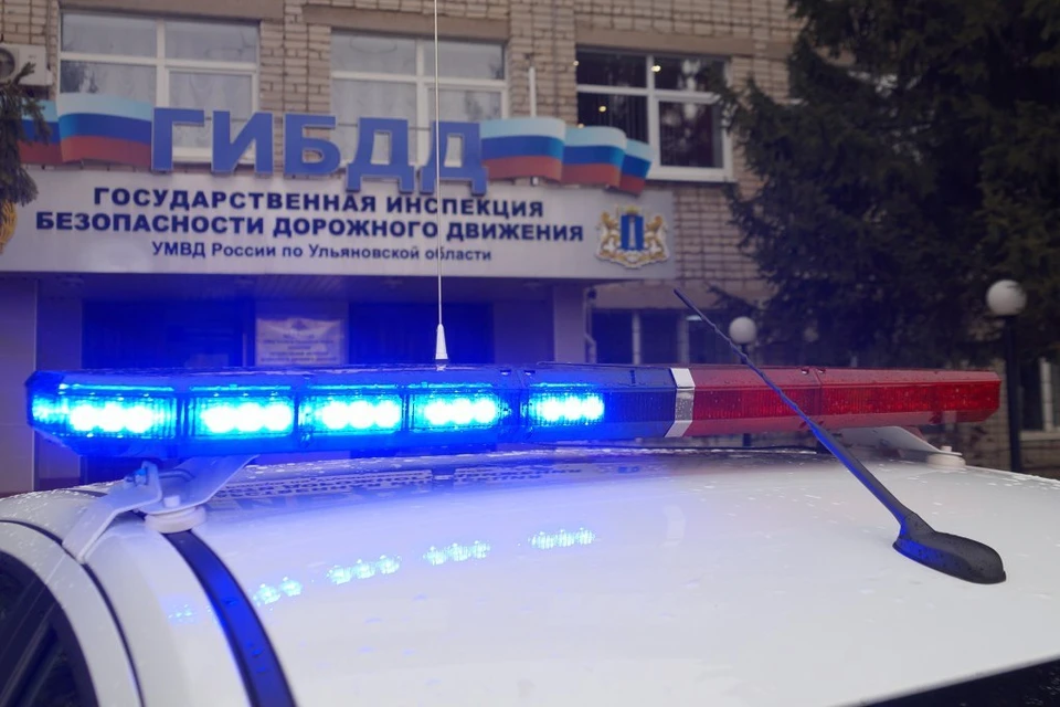 В ДТП в Ульяновской области пострадали два человека. Фото ГИБДД