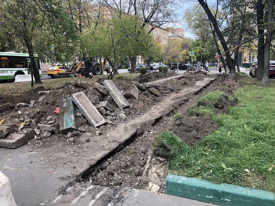 Подрядчик только приступил к работам