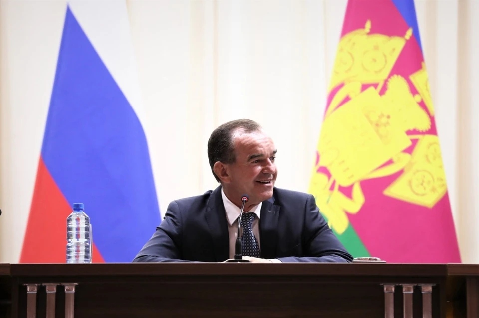 Развитие социальной сферы стало одним из основных вопросов на встрече Вениамина Кондратьева с активом муниципалитета. Фото: пресс-службы администрации Краснодарского края.