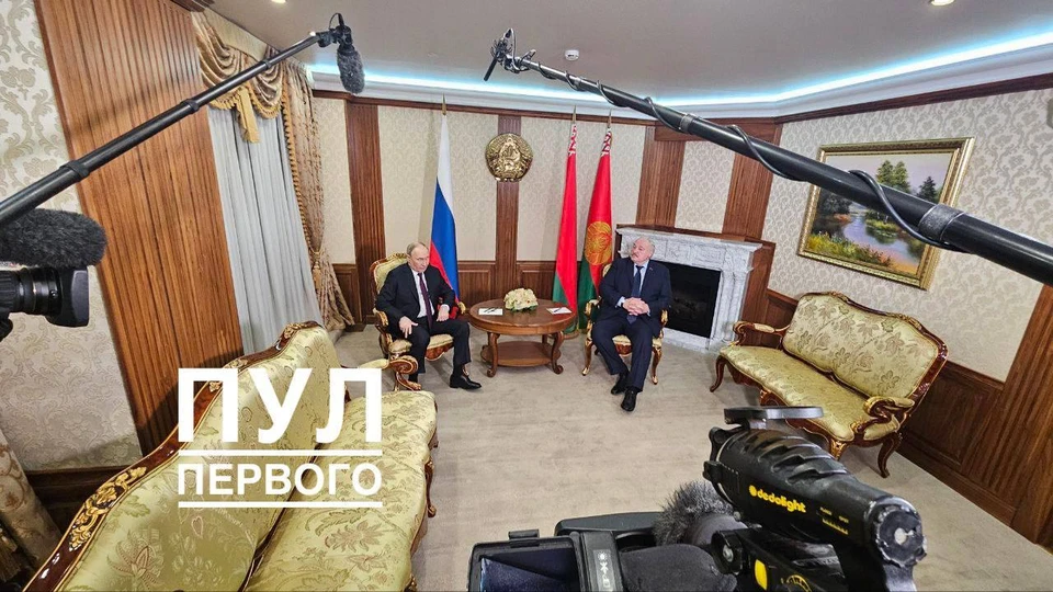 Лукашенко назвал повестку переговоров с Путиным в Минске: «Вопросы безопасности - на первый план». Фото: телеграм-канал «Пул Первого»
