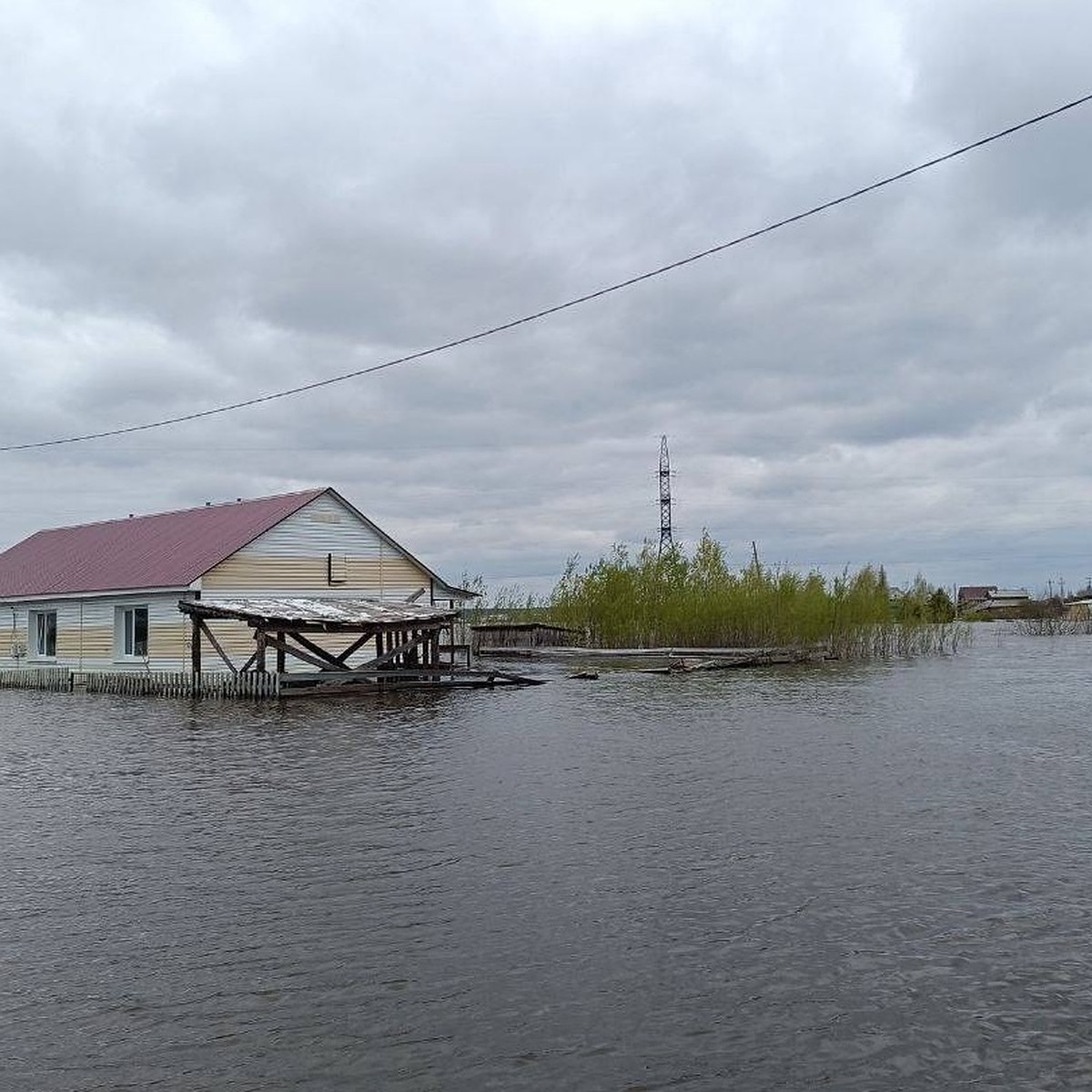 На севере Омской области остаются затопленными 516 домов - KP.RU