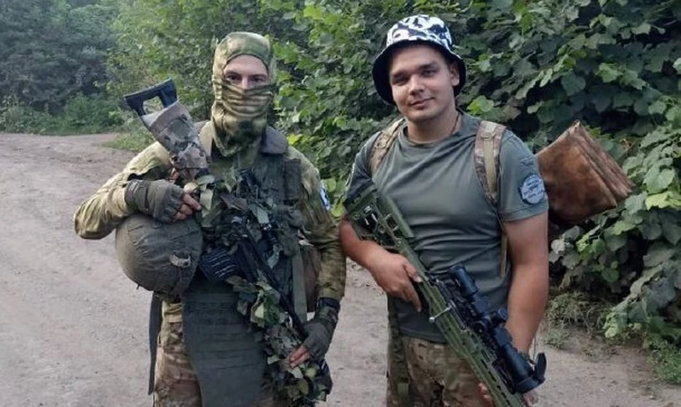 Денис Тимофеев продолжил дело своего прадеда, а 9 мая отпраздновал «за ленточкой» на передовой. Фото: предоставлено ЕР - Ульяновск