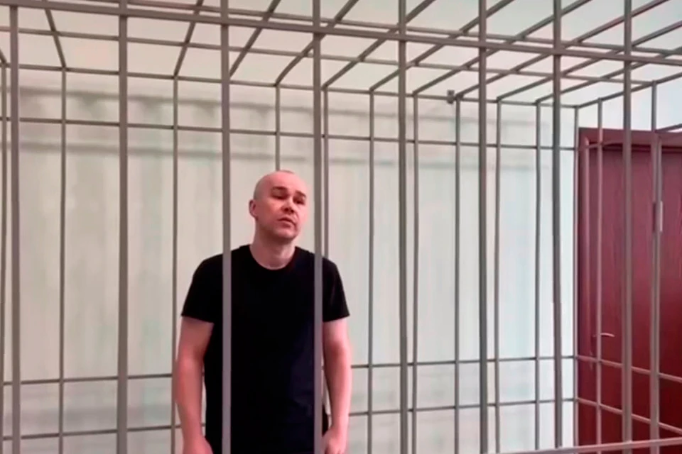 Михаил Привалихин в суде. Фото: скриншот видео прокуратуры Красноярского края