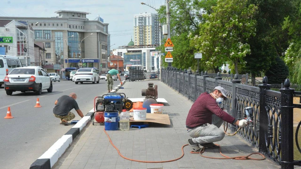 В Астрахани проходит активное преображение мостов