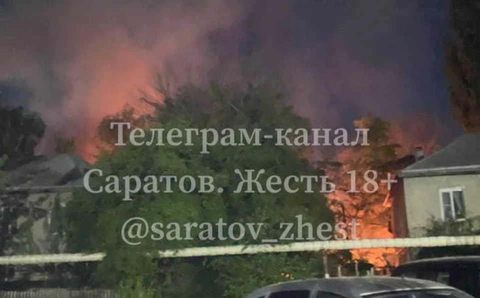 Фото: ТГ-канал "Саратов. Жесть"