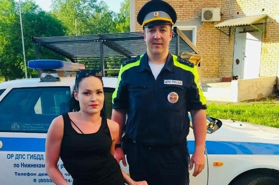 Девушка благополучно добралась домой. Фото: Госавтоинспекция Нижнекамска.
