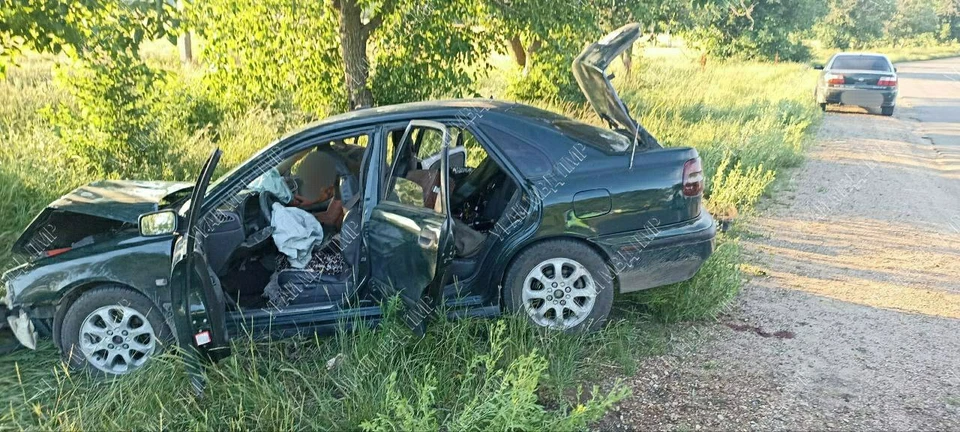 В аварии пострадали два человека. Фото: МВД Приднестровья.