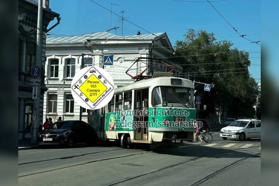 Причины, по которым трамвай сошел с рельсов, пока не установлены / Фото: t.me/samaradtp