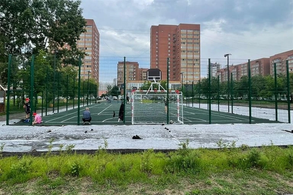 В Красноярске на месте бывшего рынка Казачьего появился новый сквер. Фото: администрация города