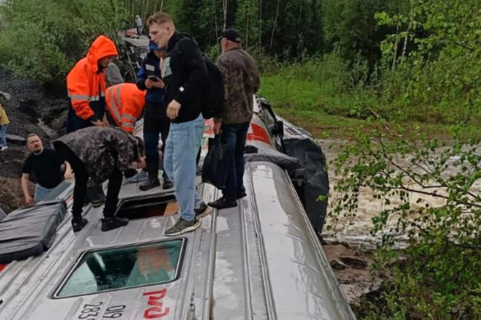 В вагонах поезда не было организованных групп детей