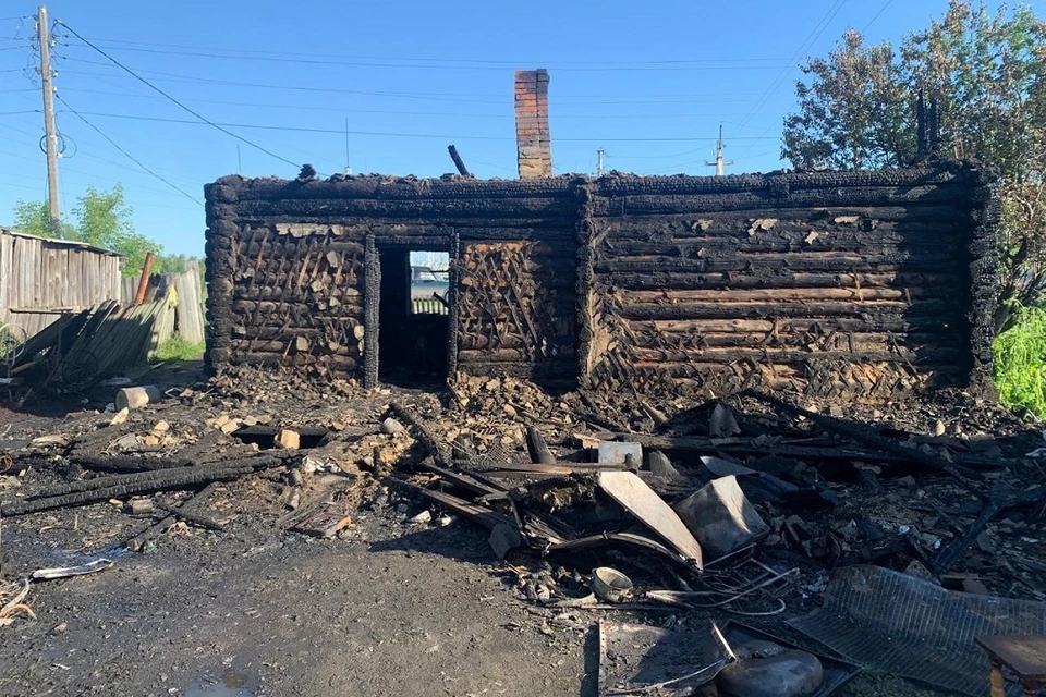 Под Новосибирском возбудили уголовное дело после гибели женщин и детей в пожаре. Фото: СУ СК России по НСО.