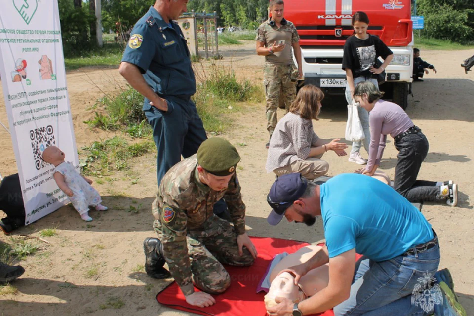 Урок по спасению утопающих проведут для жителей Ленинского округа в Иркутске.