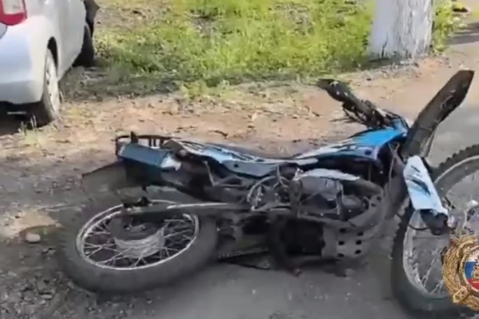 42-летняя женщина врезалась в мотоцикл с подростками в Тулунском районе.