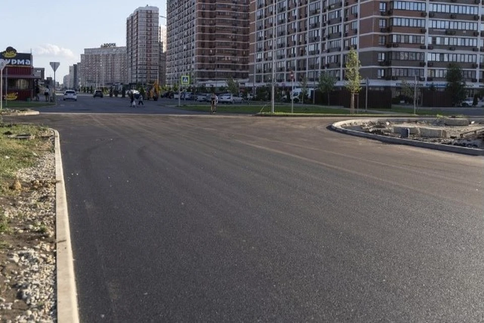 Дорогу-дублер Западного Обхода достроили в Краснодаре Фото: компания-застройщик