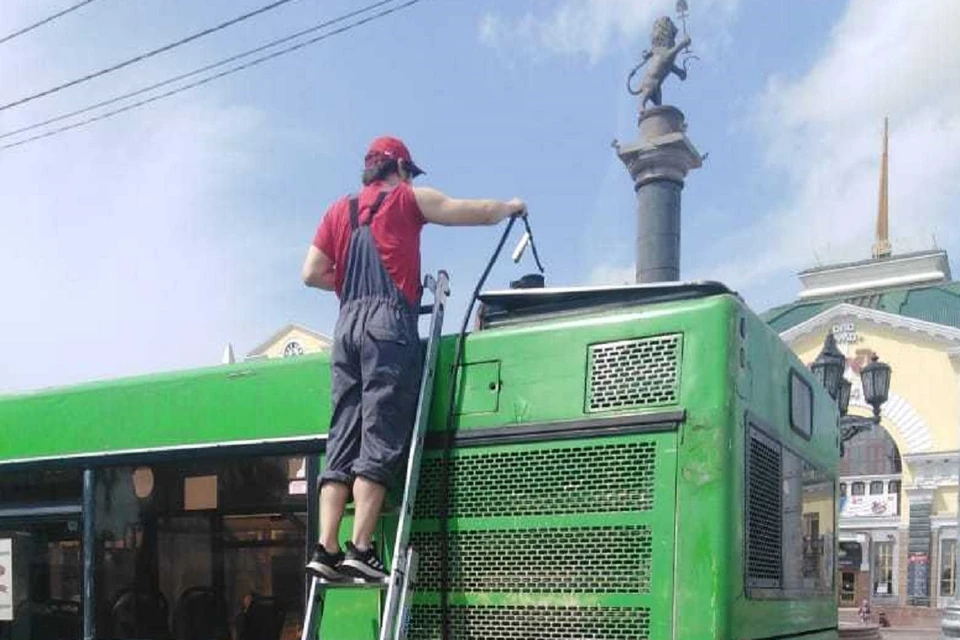 В Красноярске проверили на экологичность автобусы Фото: Минэкологии Красноярского края