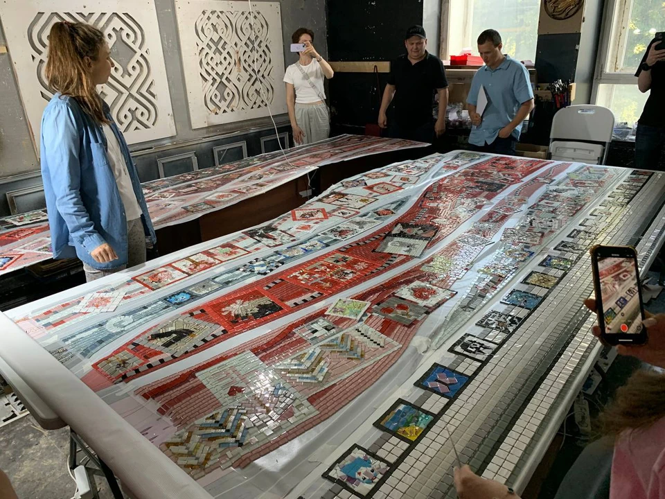 Мозаики, созданные горожанами, соберут в большое панно