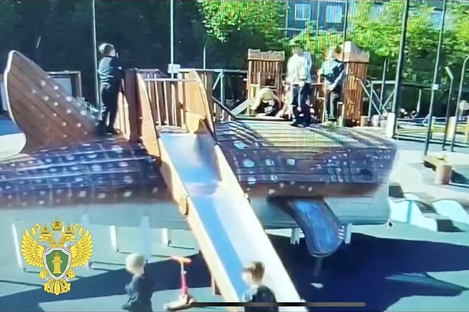 11-летний мальчик играл на детской площадке в «Кольском парке», где получил серьезные травмы. Фото: Прокуратура Мурманской области