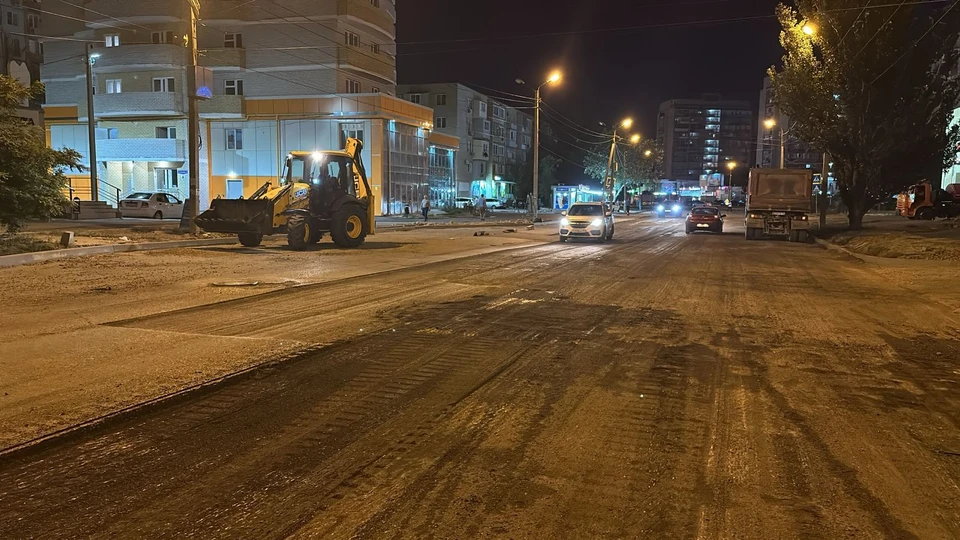 В Астрахани дорожники приступили к фрезеровке асфальта на проезде Воробьёва