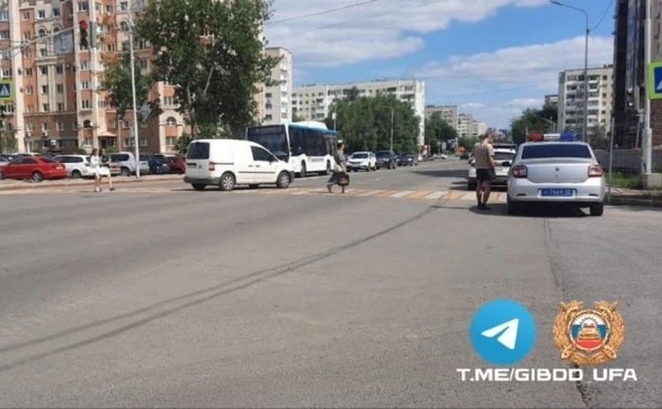 В Уфе вчера днем произошло ДТП с участием пешехода.