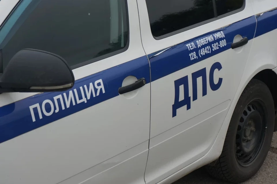 В Калуге женщина упала с мотоцикла