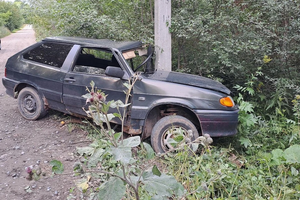 Авария случилась в садоводстве Слободского района. Фото: ГИБДД Кировской области