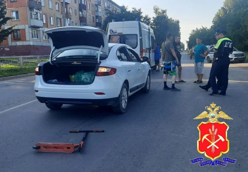 В аварии ребенок получил травмы разной степени тяжести. Фото: полиция Кузбасса