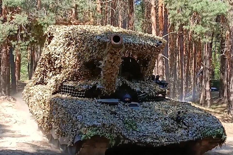 Боевая работа экипажа Т-72Б3