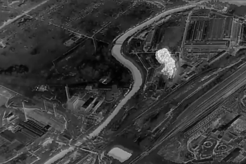 Видео удара «Искандера» по складу ВСУ в Краматорске опубликовало Минобороны. Фото: кадр видео