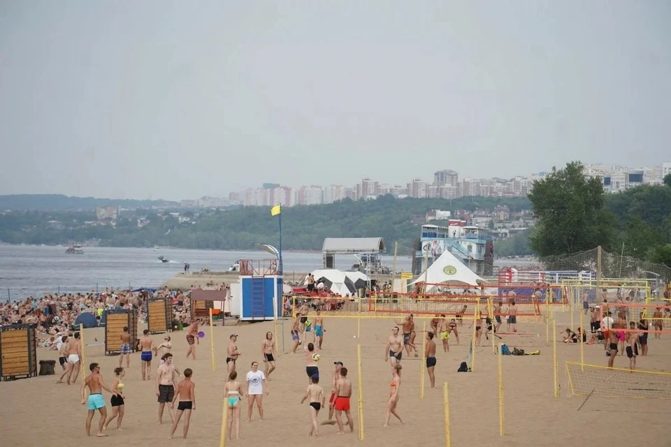Пляжный сезон в Самаре в самом разгаре.