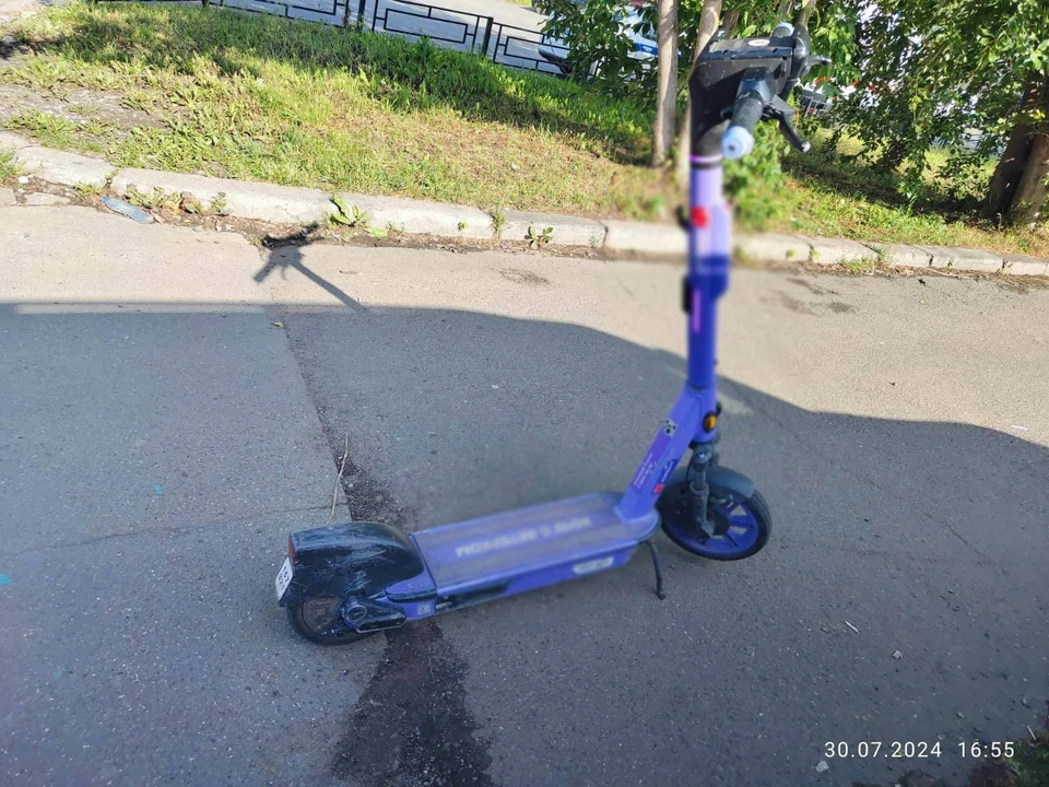 Девочка нарушила ПДД и попала в аварию. Фото: Госавтоинспекция Удмуртии
