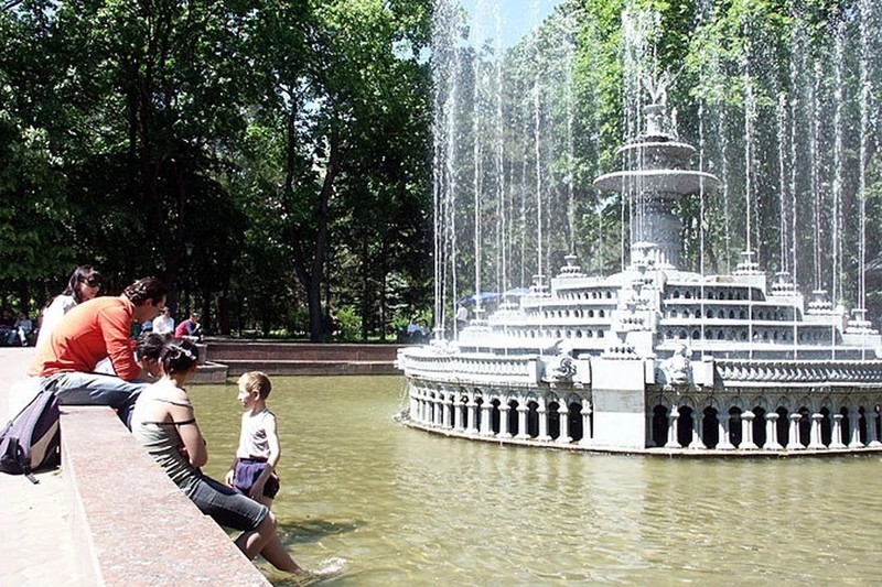 Хорошо в жару и у фонтанов. Фото: соцсети