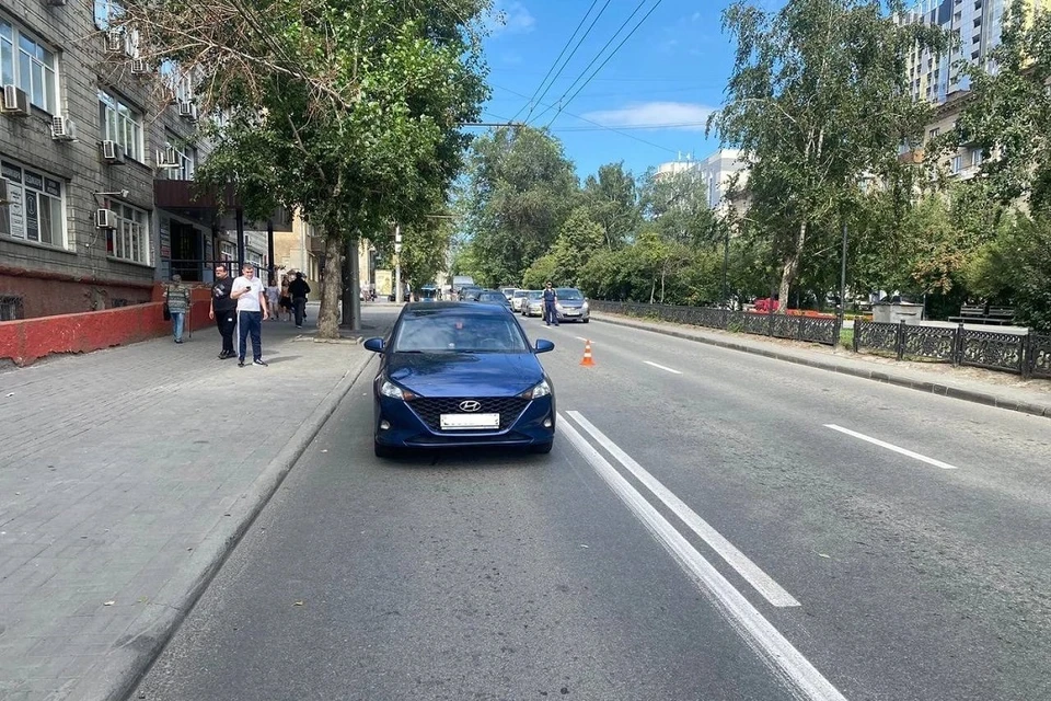 В Новосибирске водитель «Хендай» сбил 14-летнего подростка. Фото: Госавтоинспекция Новосибирской области