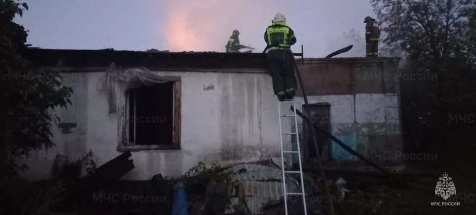 Женщину-инвалида спасли из пожара в Веневском районе Тульской области