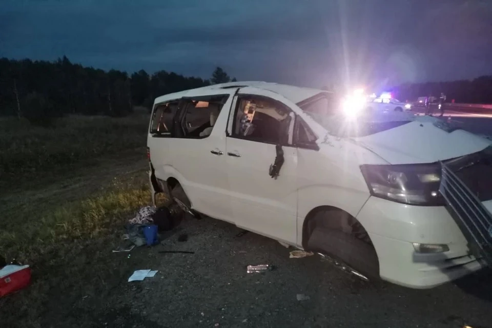 Женщина погибла в результате аварии на трассе в Челябинской области Фото: Госавтоинспекция Челябинской области