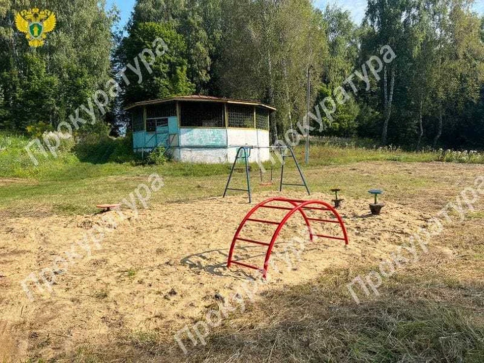 Прокуратура потребовала привести в порядок детскую площадку у местного ДК в Чернском районе Тульской области