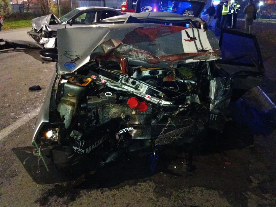 Виновник аварии попытался скрыться с места преступления, однако был задержан. Фото: ГУ МВД России по Кузбассу